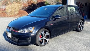 A black 2015 Volkswagen GTI Autobahn