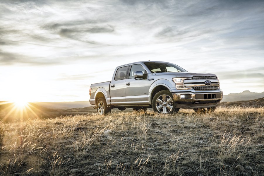 2018 Ford F-150 on a hillcrest