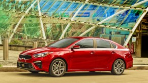 A red 2020 Kia Forte