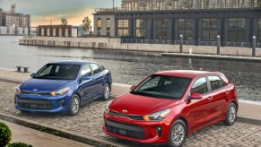 2020 Kia Rio sedan and Rio five-door