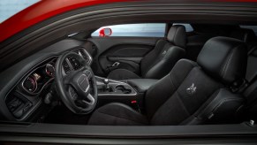 2021 Dodge Challenger R/T Scat Pack Widebody interior, like all 2021 Challengers trims, come with driver's seat memory settings