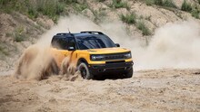 2021 Ford Bronco Sport off-roading in sand