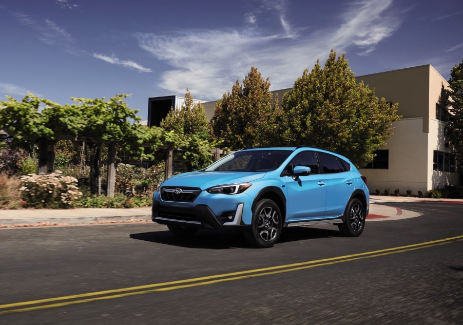 2021 Subaru Crosstrek Hybrid driving