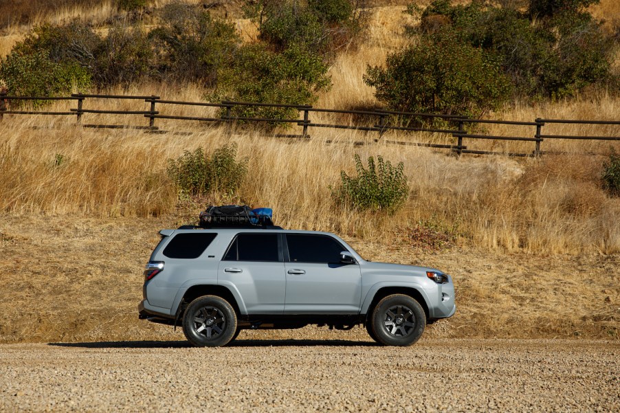 2021 Toyota 4Runner in a field