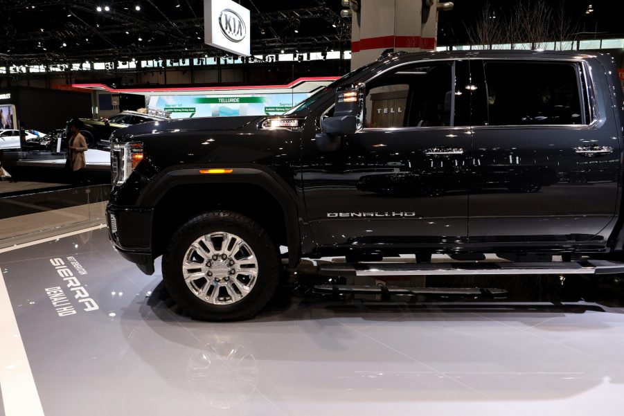 2020 GMC Sierra Denali HD is on display at the 111th Annual Chicago Auto Show