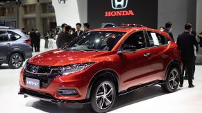 Honda HR-V on display during the Thailand International Motor Expo 2020 at Impact Challenger Muang Thong Thani