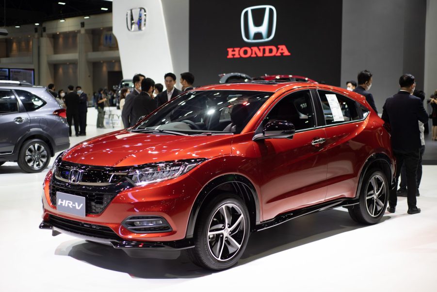 Honda HR-V on display during the Thailand International Motor Expo 2020 at Impact Challenger Muang Thong Thani