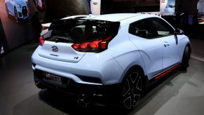 2018 Hyundai Veloster is on display at the 110th Annual Chicago Auto Show