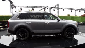 A Kia Telluride is seen during the 2019 NBA Awards presented by Kia on TNT