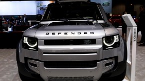 2020 Land Rover Defender is on display at the 112th Annual Chicago Auto Show