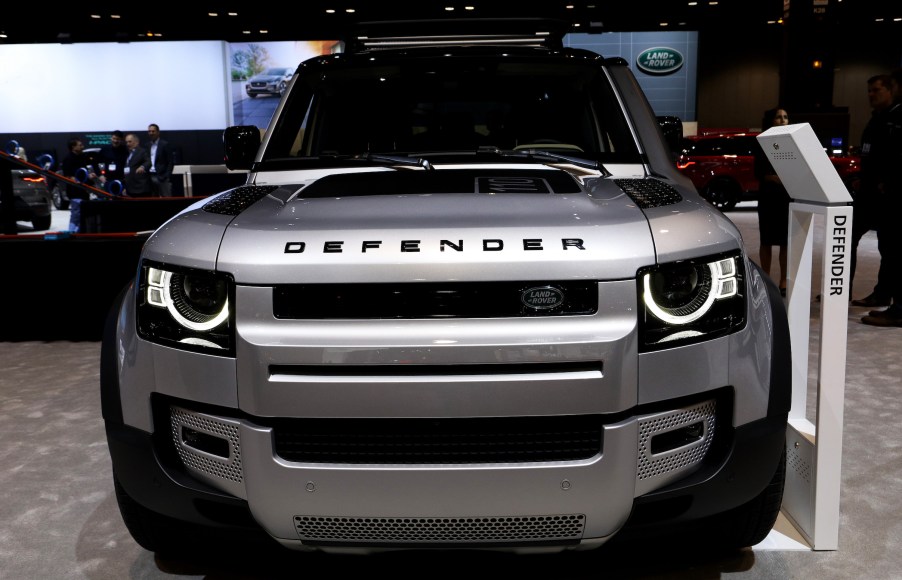 2020 Land Rover Defender is on display at the 112th Annual Chicago Auto Show