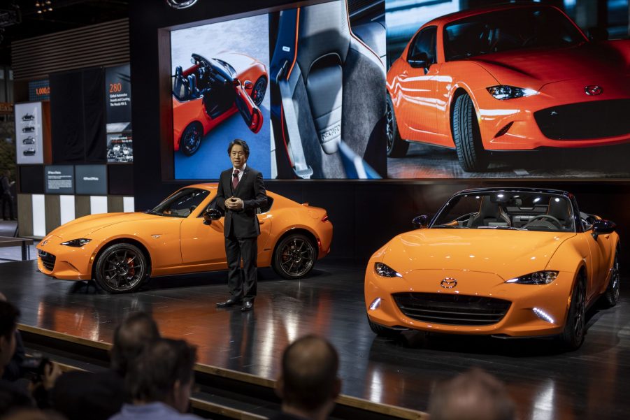 The Mazda MX-5 Miata at the 111th Annual Chicago Auto Show