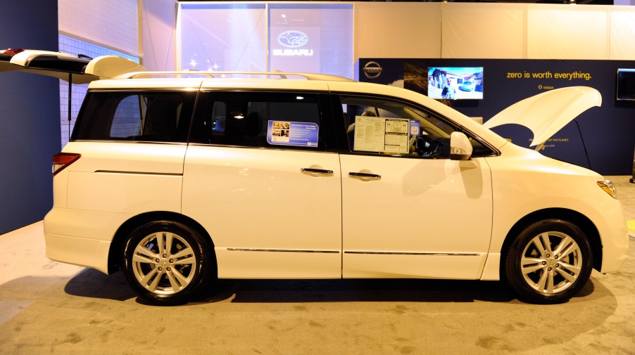 The 2012 Nissan Quest 3.5 SL. The 2012 Denver Auto Show at the Colorado Convention Center