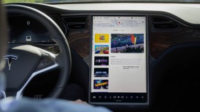 Tesla infotainment touchscreen upgrade