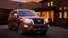 2021 Nissan Armada parked