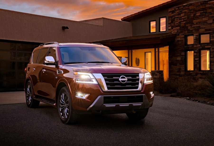 2021 Nissan Armada parked