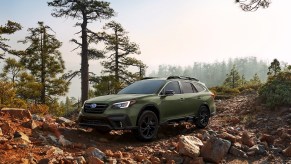 2021 Subaru Outback in the wilderness