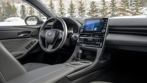 A look at the front seats of the 2021 Toyota Avalon Limited