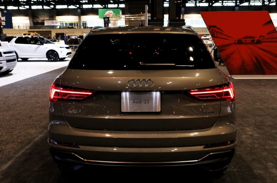 2020 Audi Q3 S Line is on display at the 112th Annual Chicago Auto Show at McCormick Place