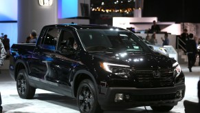 A special edition Honda Ridgeline on display