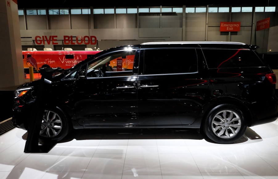 2020 Kia Sedona is on display at the 112th Annual Chicago Auto Show