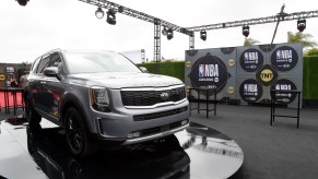 A Kia Telluride is seen during the 2019 NBA Awards presented by Kia on TNT