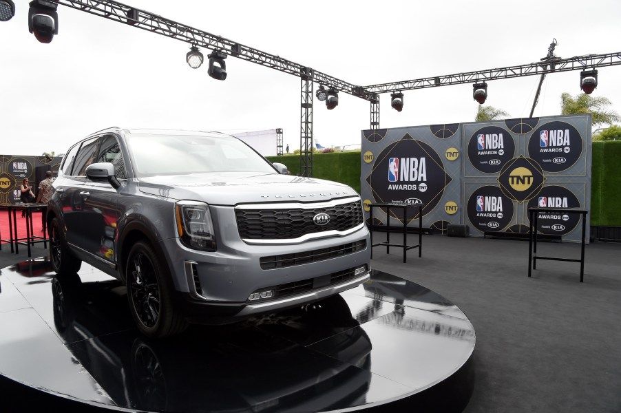 A Kia Telluride is seen during the 2019 NBA Awards presented by Kia on TNT