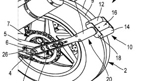 The diagram of Michelin's electric reverse motorcycle motor patent