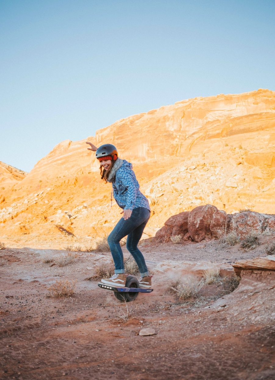 Onewheel Plus XR is an electric multi-terrain rideable