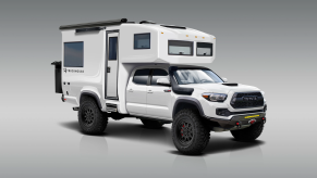 BCT overlanding camper based on a Toyota Tacoma TRD