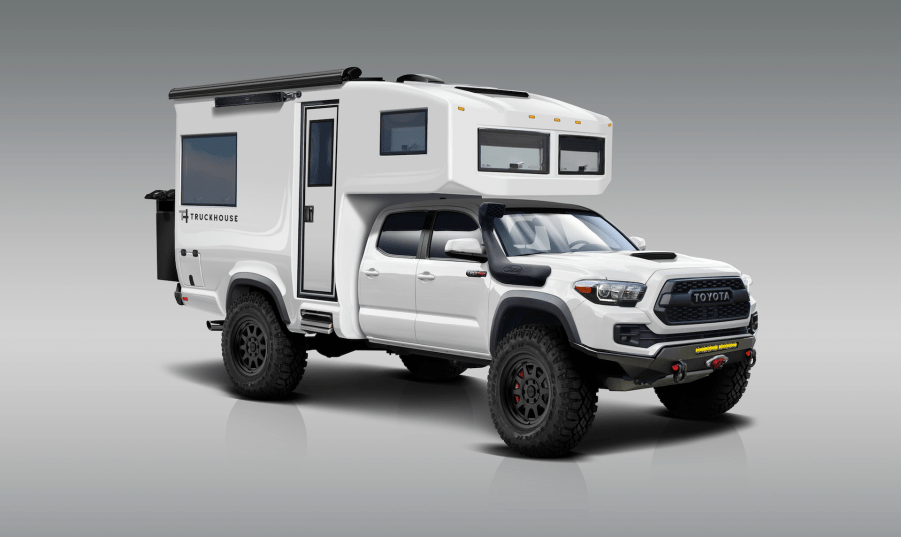 BCT overlanding camper based on a Toyota Tacoma TRD