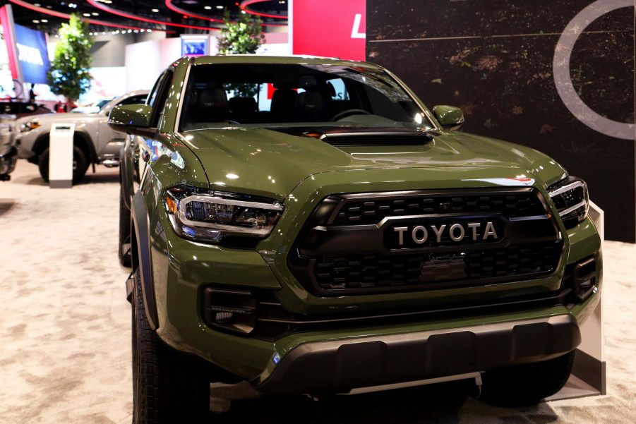 2020 Toyota Tacoma is on display at the 112th Annual Chicago Auto Show at McCormick Place