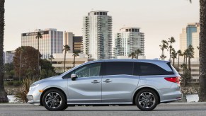 The 2021 Honda Odyssey parked