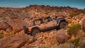 The 2021 Jeep Wrangler Rubicon 392 off-roading