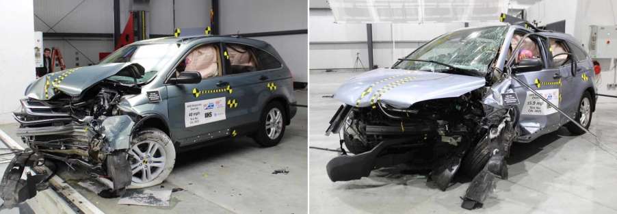 Honda CR-V Crash tested at slightly different speed reveals big problems for safety rating system