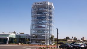 Carvana's vending machine complex in California