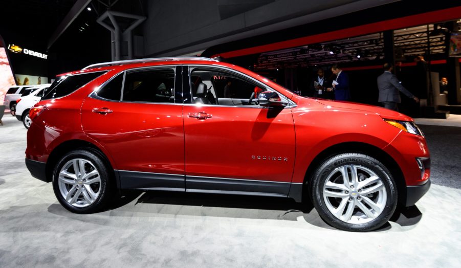 Chevrolet Equinox seen at the New York International Auto Show at the Jacob K. Javits Convention Center