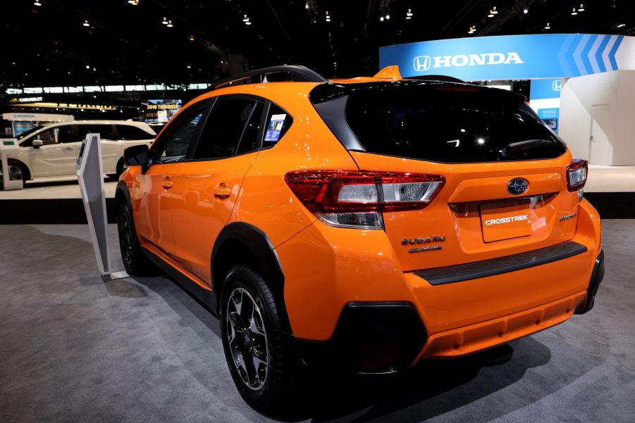 2019 Subaru Crosstrek is on display at the 111th Annual Chicago Auto Show