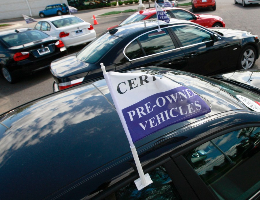 Certified pre-owned cars at Bavarian BMW in Shelby, Michigan, on Wednesday, Sept 16, 2009.