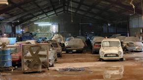 A dusty barn in Louisiana is full of over 70 vintage Mazda rotary engine cars