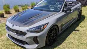 2020 Kia Stinger convertible one-off in gray