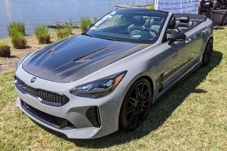 2020 Kia Stinger convertible one-off in gray