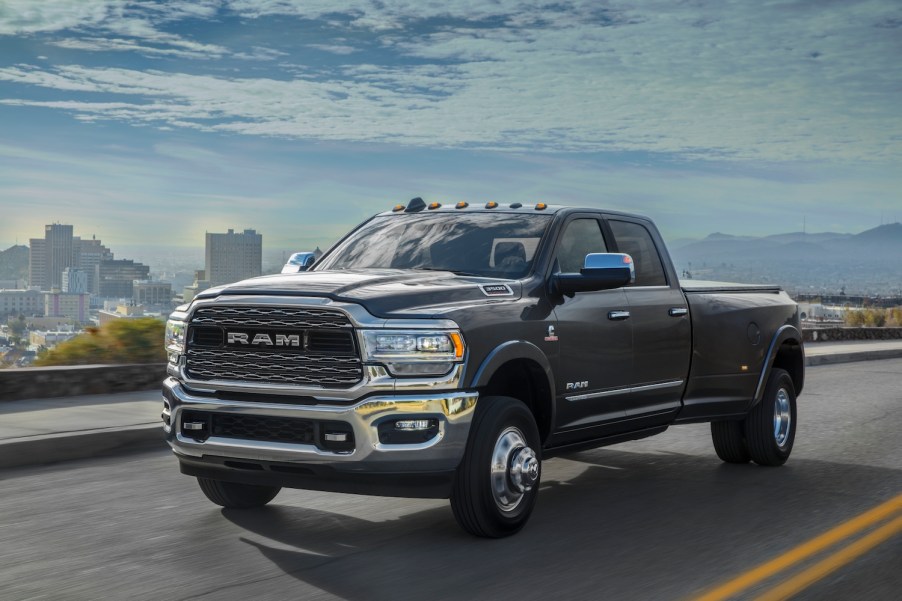 2021 Ram 3500 Heavy Duty Limited Crew Cab Dually driving