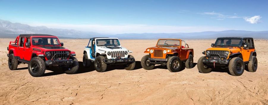 the four new Jeep concepts at the 2021 Easter Jeep Safari