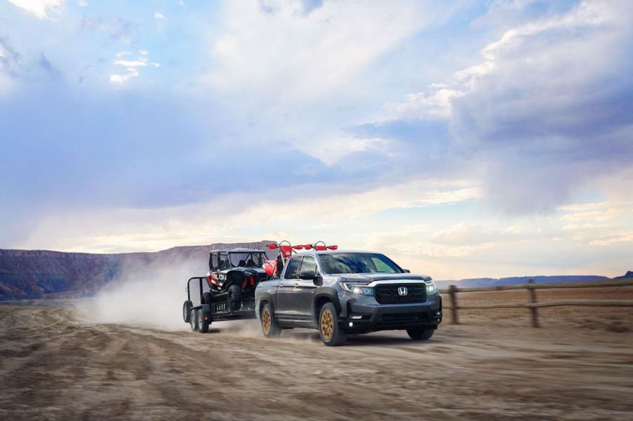 2021 Honda Ridgeline HPD in the sand