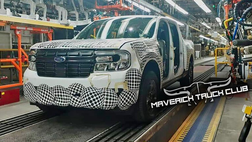 2022 Ford Maverick Spy Shot