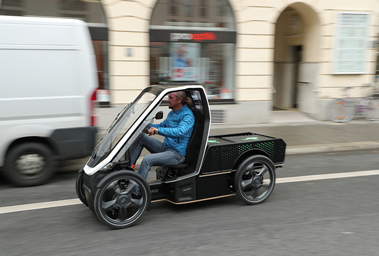 Bio-Hybrid delivery vehicle