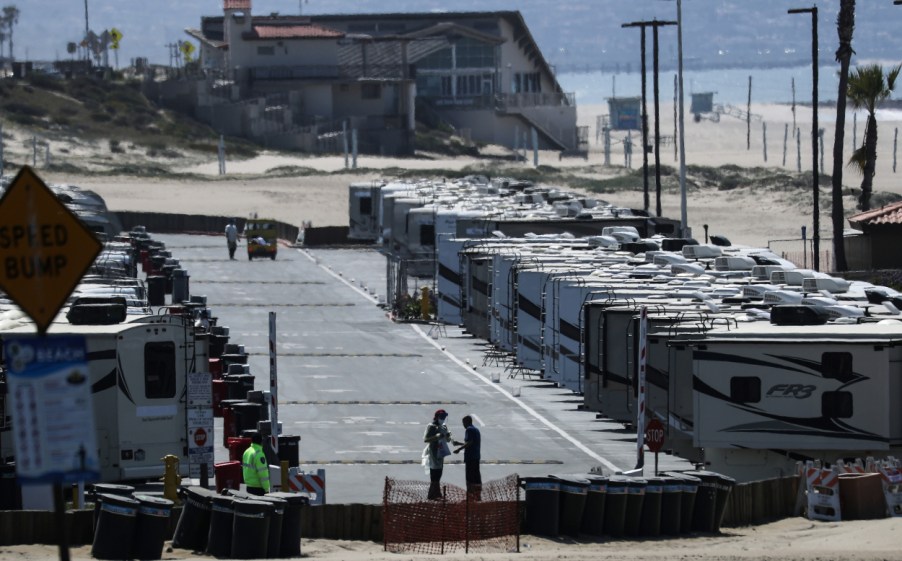 A campground in California with plenty of RV parking