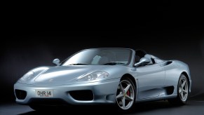 silver 2001 Ferrari Modena