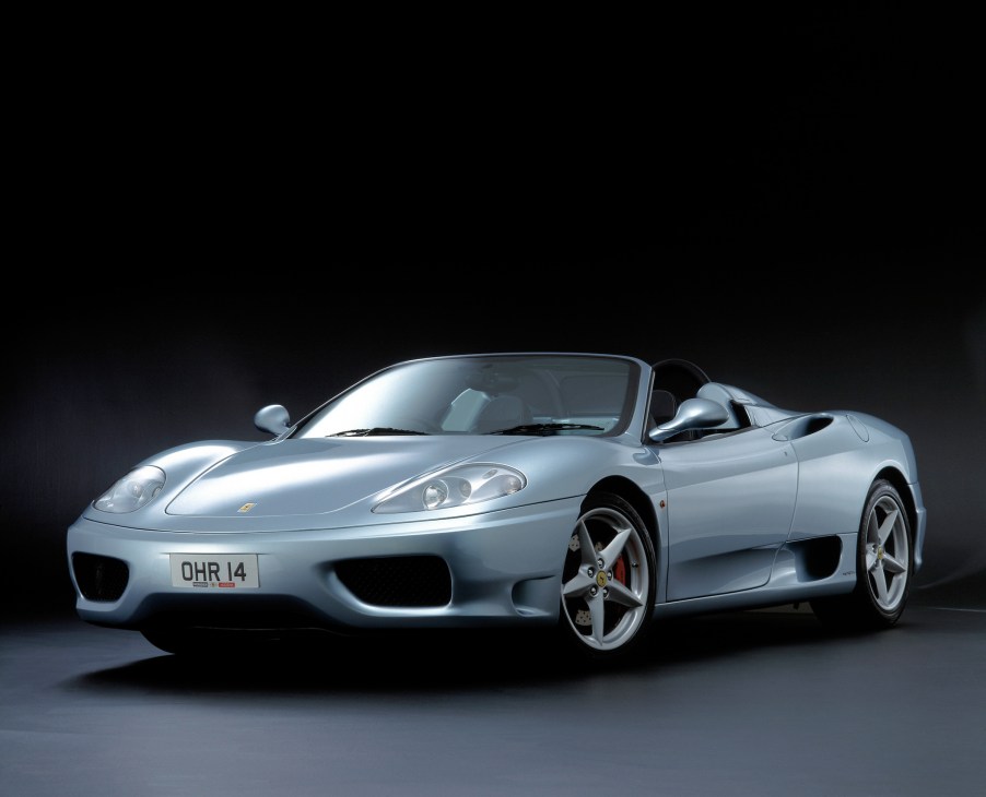 silver 2001 Ferrari Modena